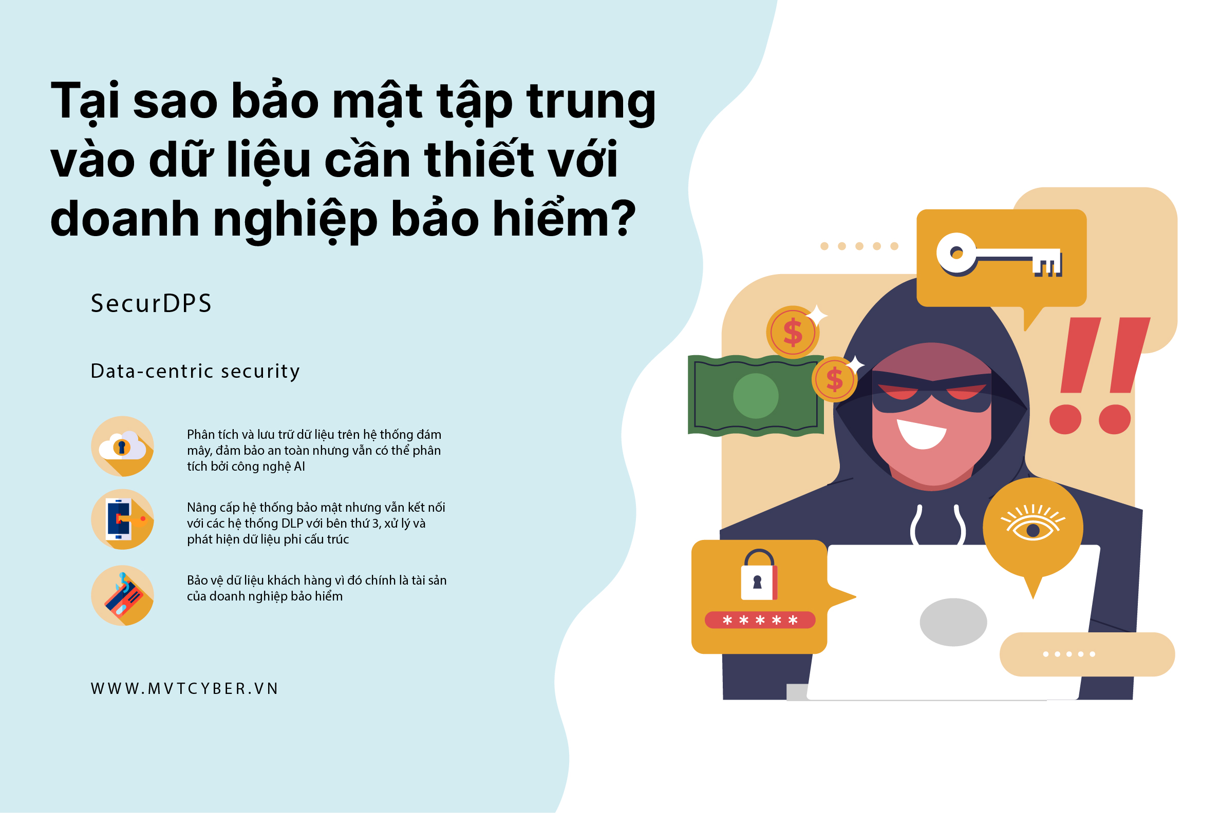 Tại sao bảo mật tập trung vào dữ liệu (data-centric) là điều bắt buộc đối với ngành bảo hiểm?